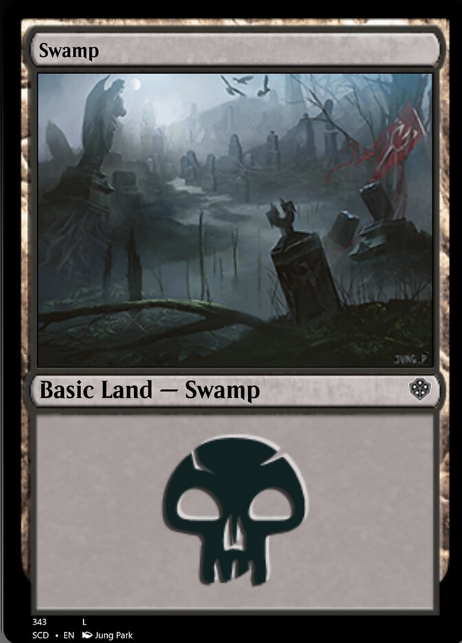 Swamp (343) [Starter Commander Decks] | Webway Games