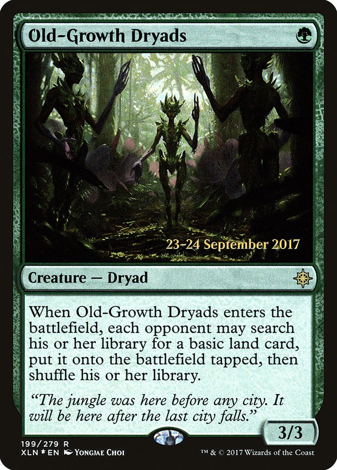 Old-Growth Dryads  (Prerelease) [Ixalan Prerelease Promos] | Webway Games
