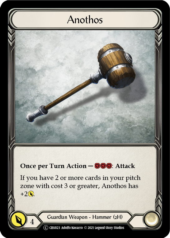 Anothos (Rainbow Foil) [CRU023-RF] Unlimited Rainbow Foil | Webway Games