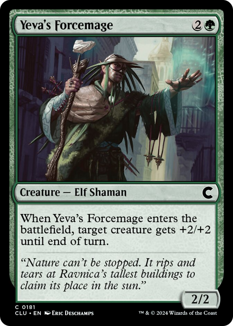 Yeva's Forcemage [Ravnica: Clue Edition] | Webway Games