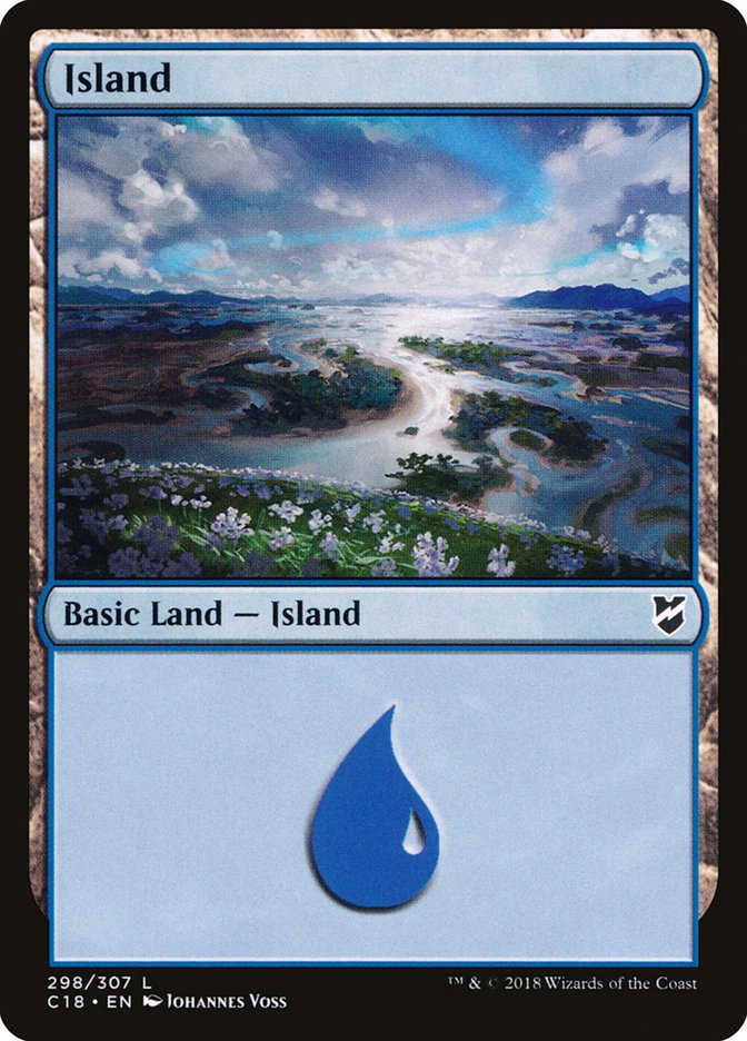 Island (#298) [Commander 2018] | Webway Games