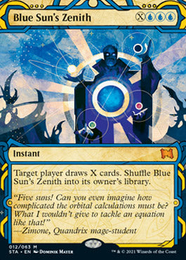 Blue Sun's Zenith (Etched Foil) [Strixhaven Mystical Archive] | Webway Games