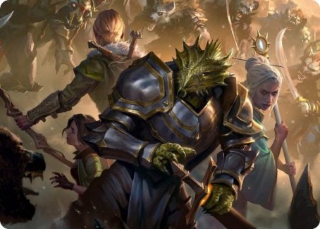 You Come to the Gnoll Camp Art Card [Dungeons & Dragons: Adventures in the Forgotten Realms Art Series] | Webway Games