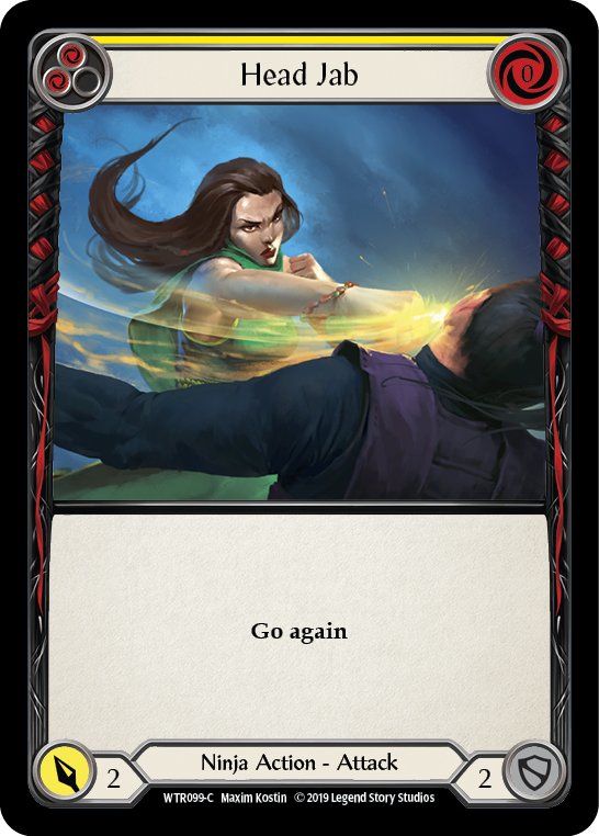 Head Jab (Yellow) [WTR099-C] Alpha Print Normal | Webway Games