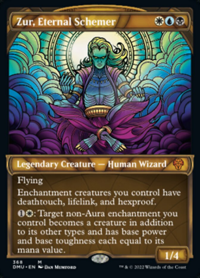 Zur, Eternal Schemer (Showcase Textured) [Dominaria United] | Webway Games