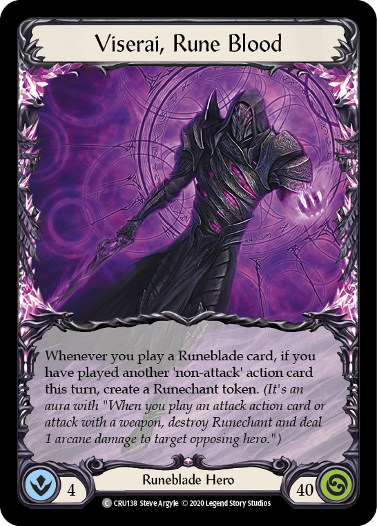 Viserai, Rune Blood [CRU138] 1st Edition Normal | Webway Games