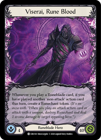 Viserai, Rune Blood [CRU138] 1st Edition Normal