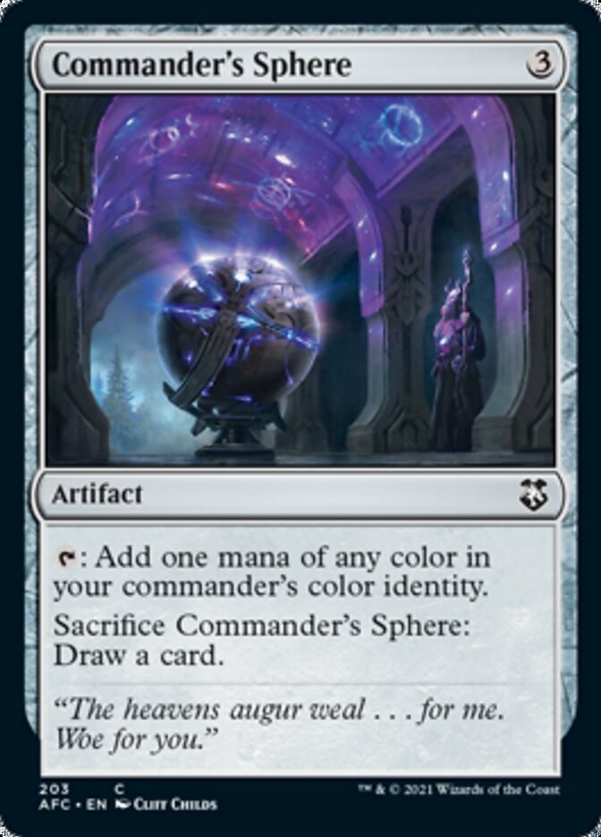 Commander's Sphere [Dungeons & Dragons: Adventures in the Forgotten Realms Commander] | Webway Games