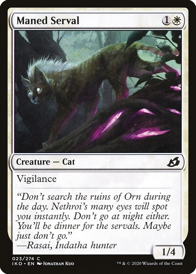 Maned Serval [Ikoria: Lair of Behemoths] | Webway Games