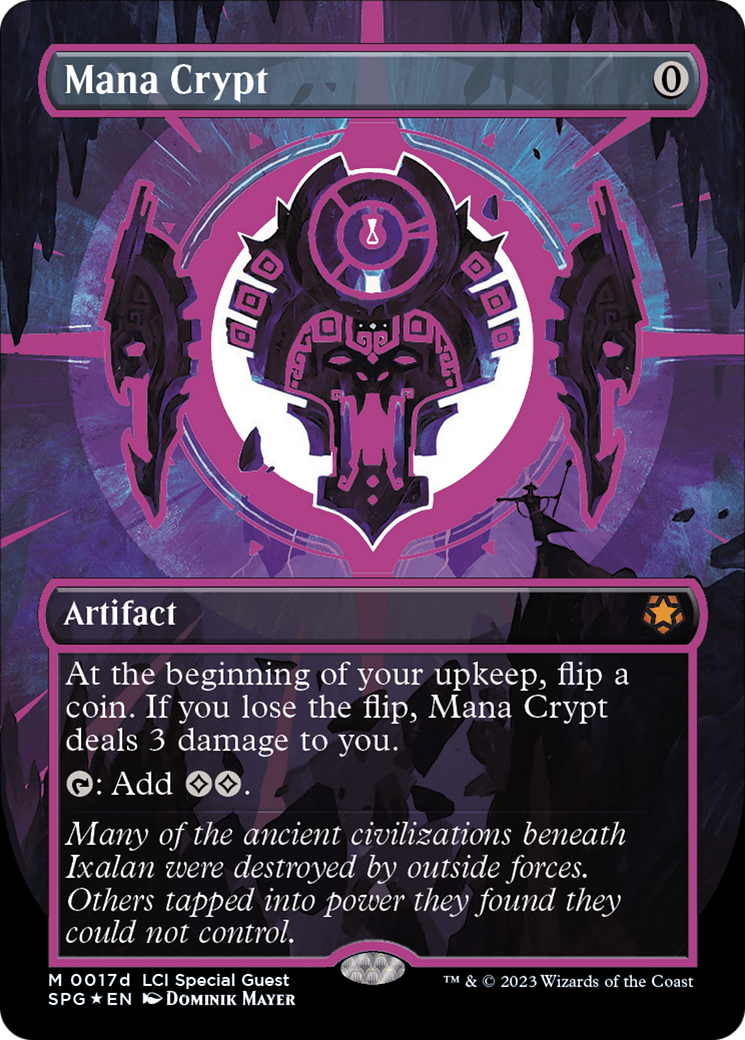 Mana Crypt (0017d) (Borderless) [The Lost Caverns of Ixalan Special Guests] | Webway Games