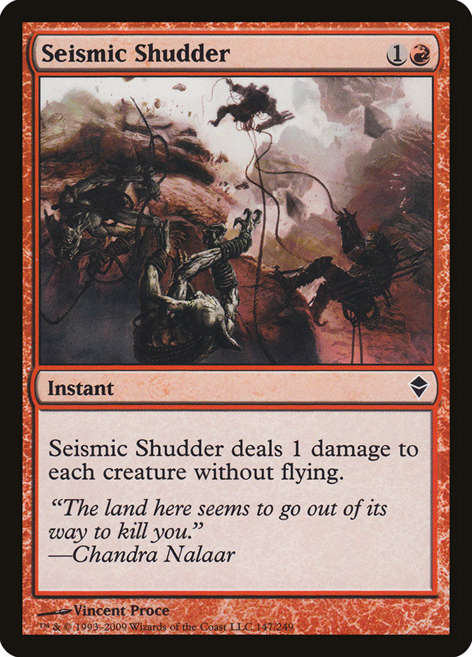 Seismic Shudder [Zendikar] | Webway Games