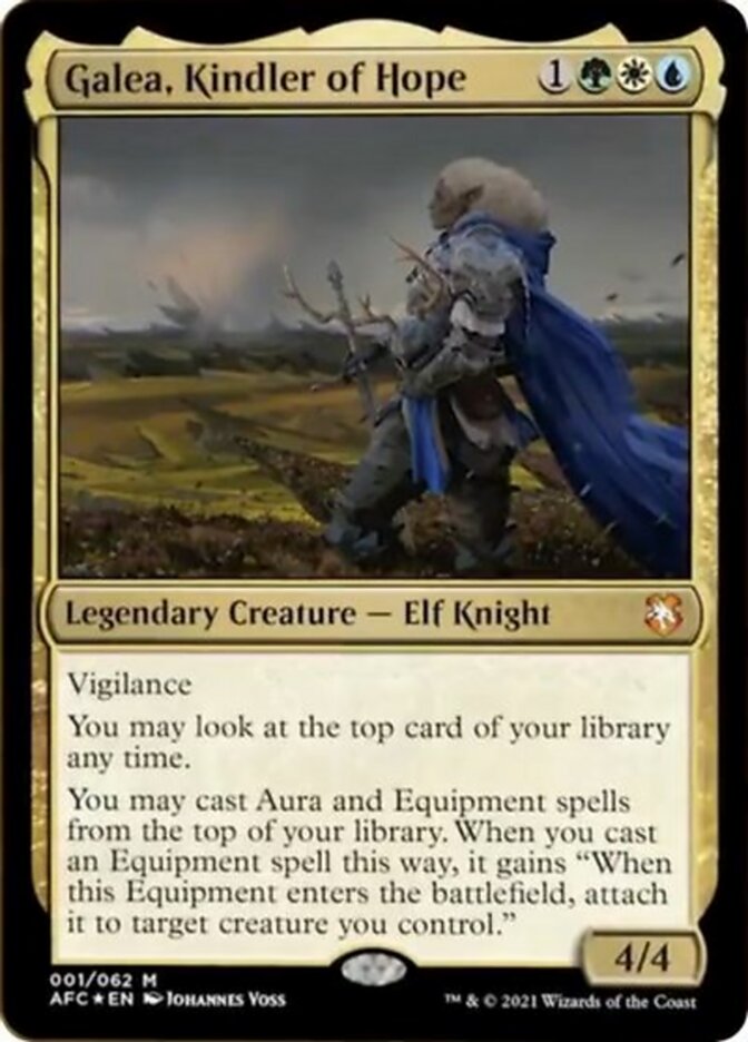 Galea, Kindler of Hope (Display Commander) [Dungeons & Dragons: Adventures in the Forgotten Realms Commander] | Webway Games