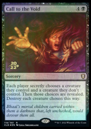 Call to the Void [Commander Legends: Battle for Baldur's Gate Prerelease Promos] | Webway Games