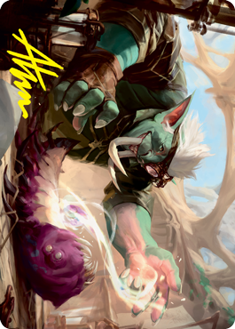 Novice Dissector Art Card (Gold-Stamped Signature) [Strixhaven: School of Mages Art Series] | Webway Games