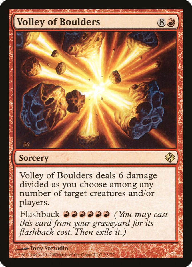 Volley of Boulders [Duel Decks: Venser vs. Koth] | Webway Games