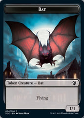 Blood // Bat Double-sided Token [Innistrad: Crimson Vow Commander Tokens] | Webway Games