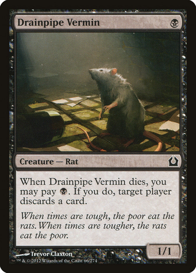 Drainpipe Vermin [Return to Ravnica] | Webway Games