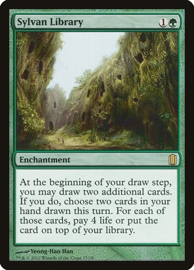 Sylvan Library [Commander's Arsenal] | Webway Games