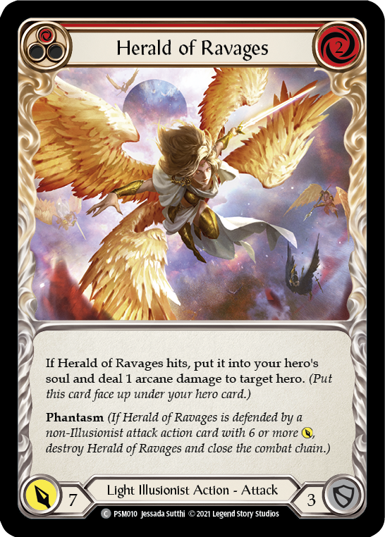 Herald of Ravages (Red) [PSM010] (Monarch Prism Blitz Deck) | Webway Games