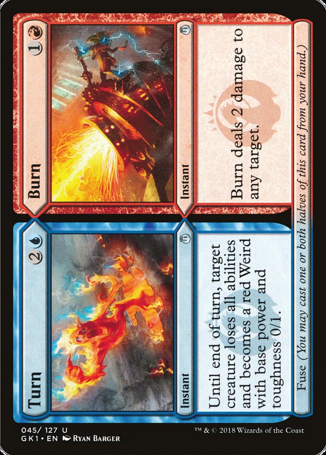 Turn // Burn [GRN Guild Kit] | Webway Games