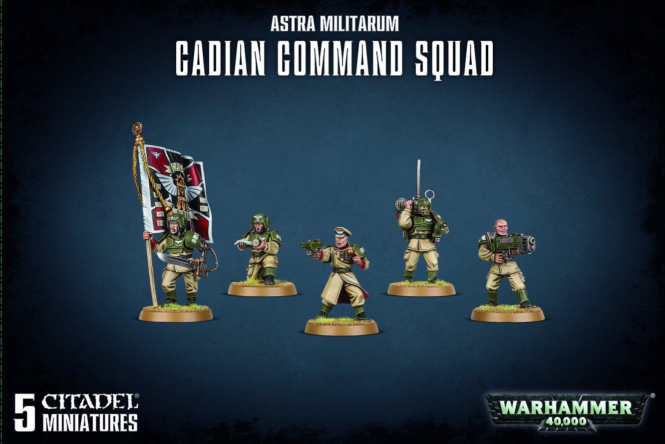 Astra Militarum Cadian Command Squad | Webway Games