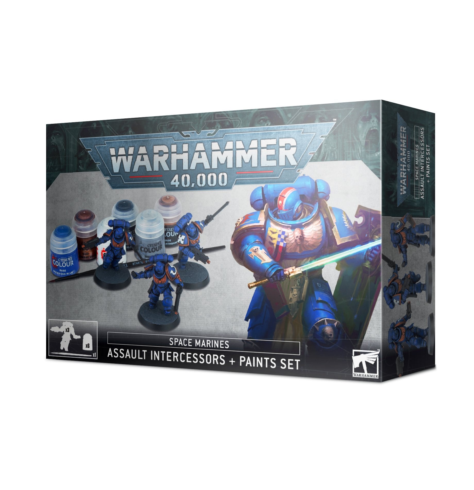 Space Marine Assault Intercessors & Paint Set | Webway Games
