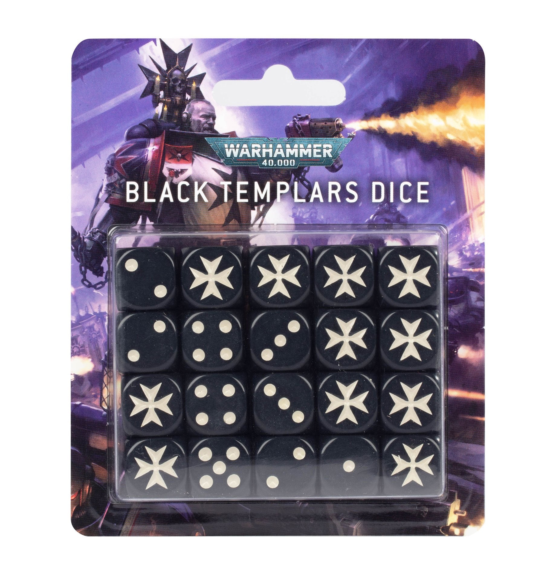 Black Templars Dice Set | Webway Games